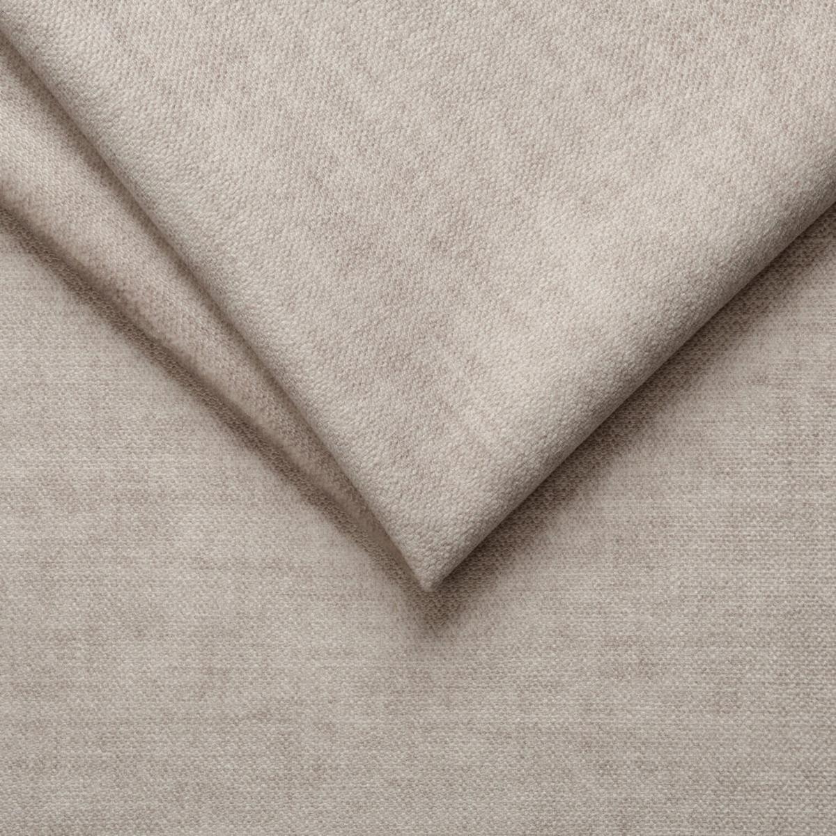 ECKSOFA Lopez Beige Samt-Stoff - Beige/Schwarz, Holz/Kunststoff (264/162cm) - S-Style Möbel