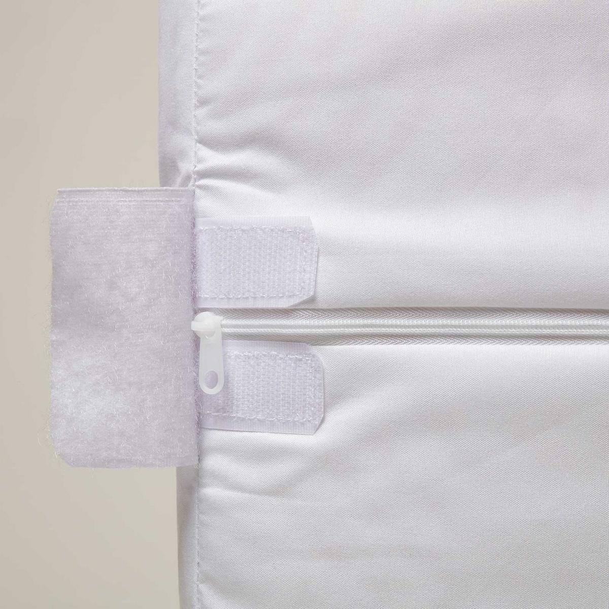 MATRATZENSCHONER wasserdicht mit Reißverschluss 150/200 cm - Weiß, Textil - Homescapes