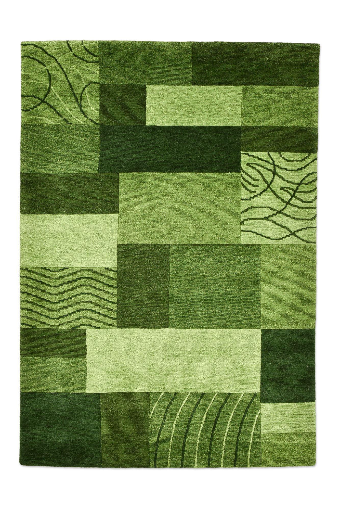 HANDTUFTTEPPICH Royal Domas 300x400 cm - Grün, Textil (300/400cm) - THEKO