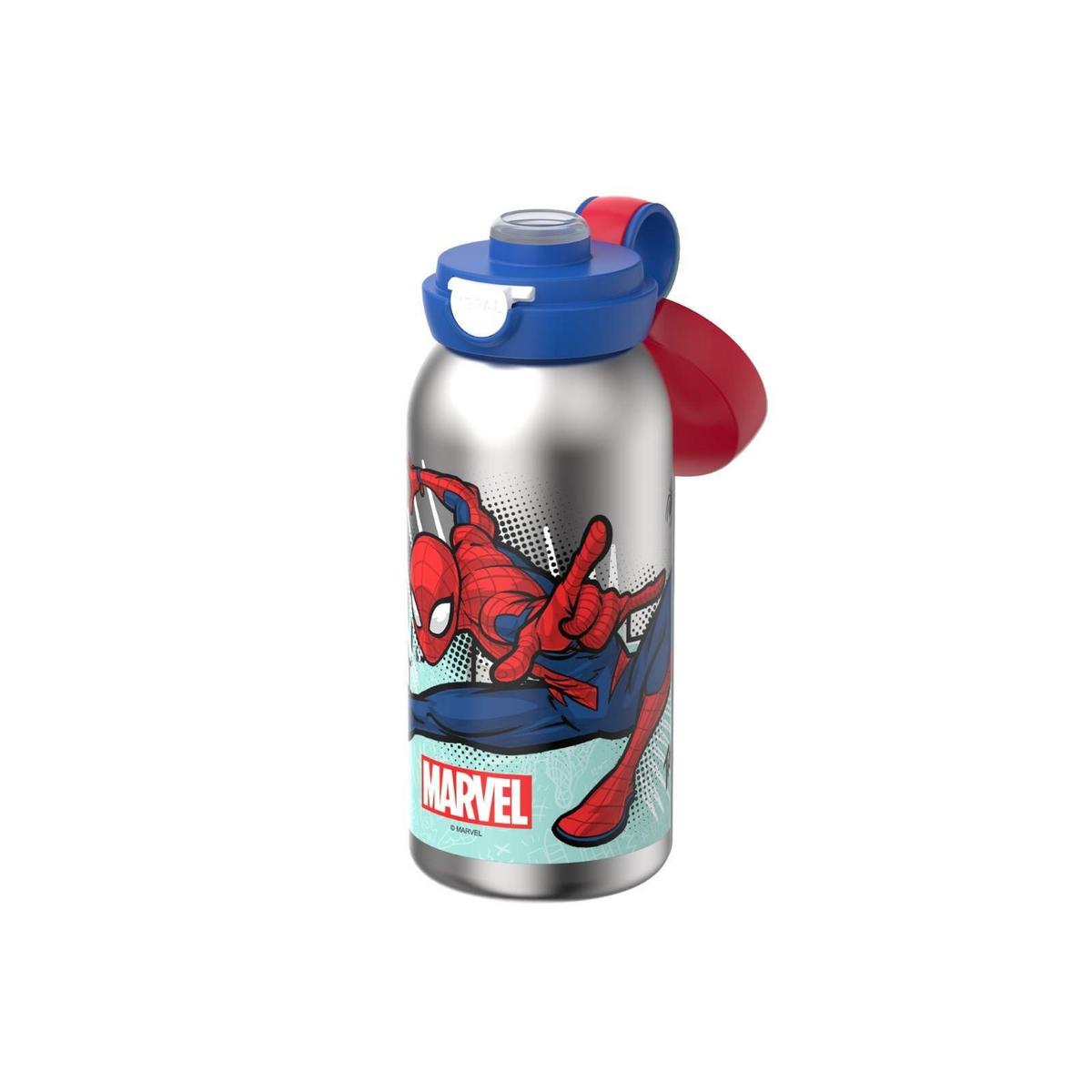 ISOLIERFLASCHE MIT KLAPPDECKEL Campus Spiderman 500 ml - Rot, Kunststoff/Metall (0.5L) - Mepal