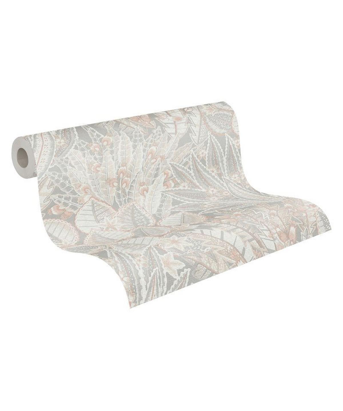 VLIESTAPETE Grau 53/1005 cm - Grau, Textil (53/1cm) - KUNSTLOFT