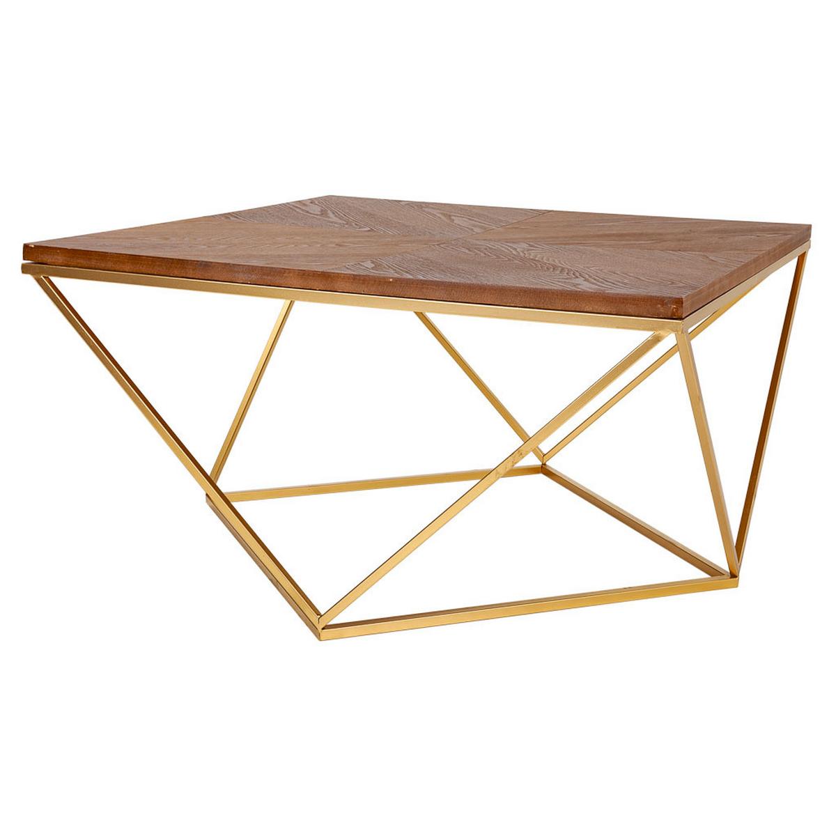COUCHTISCH , 5er-Set - Goldfarben, Metall (200/200/50cm) - Wanderlust