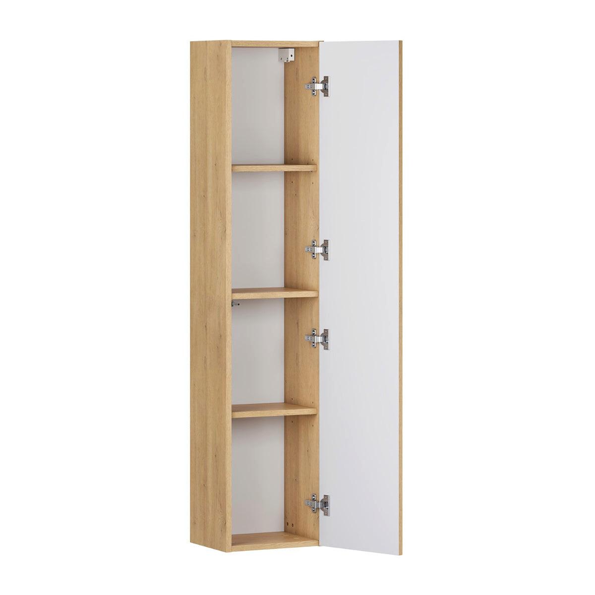 HÄNGESÄULE Elias Holz - Braun, Holzwerkstoff (30/140/25.5cm) - Petits-meubles