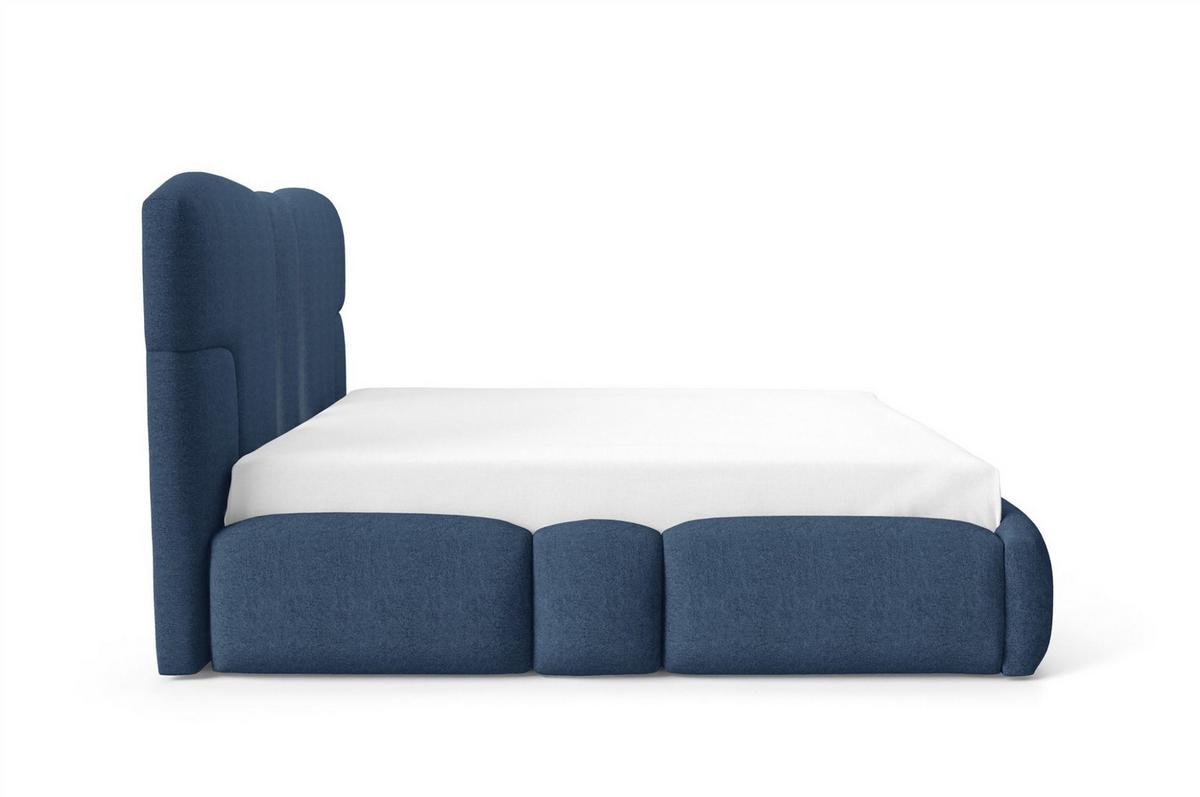 POLSTERBETT Jordan - Blau, Holzwerkstoff/Textil (180/200cm) - Fun Möbel