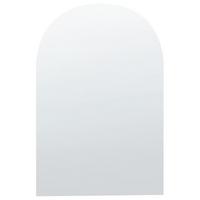 WANDSPIEGEL 50/75 cm Silber Annecy - Silberfarben, Glas (75/0.5/50cm) - Beliani
