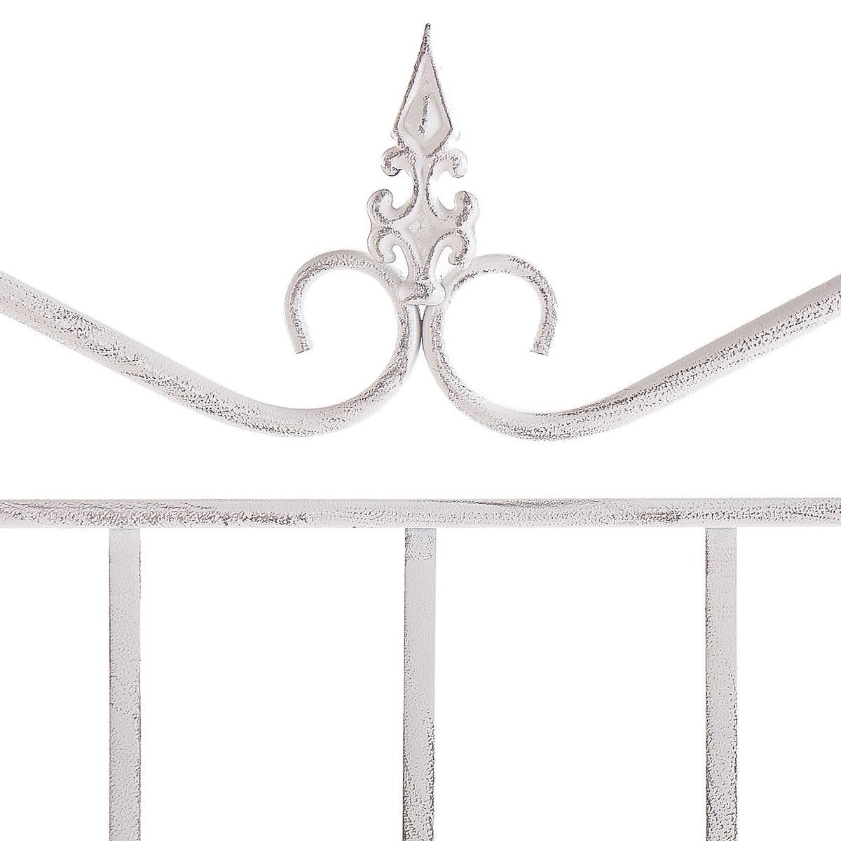 GARTENREGAL beige Metall 4 Ablageflächen klappbar Pavona - Beige, Metall (94/170/50cm) - Beliani