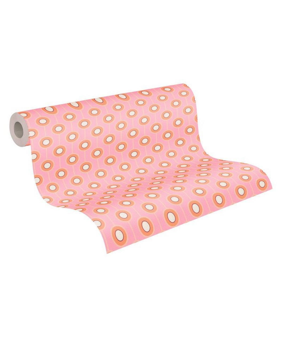 VLIESTAPETE Rosa 53/850 cm - Pink, Textil (53/1cm) - KUNSTLOFT