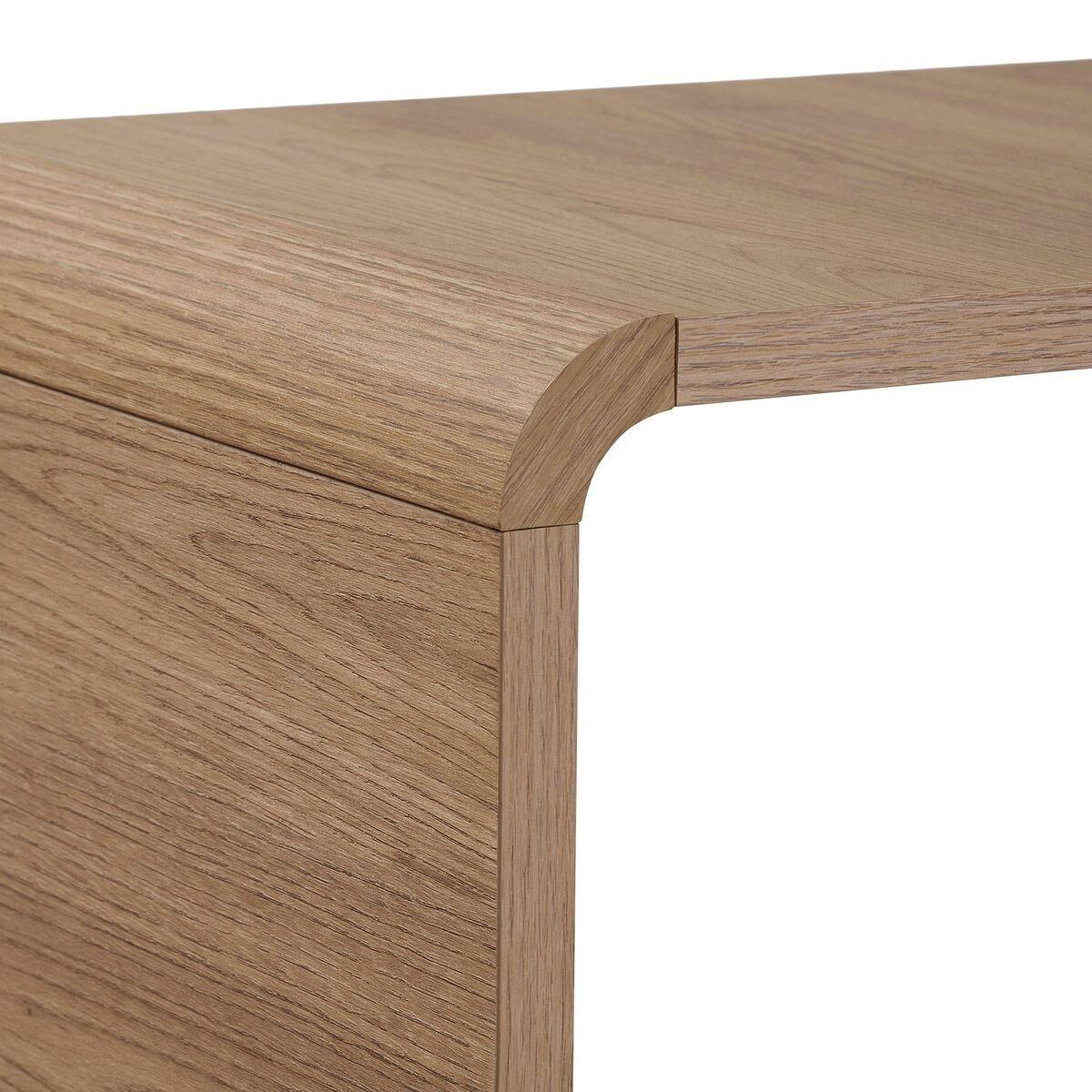 REGAL 1 Schublade, 4 offenen Fächern mit abgerundeten Kanten 34/154/78 cm - Eichefarben, Holzwerkstoff (34/154/29cm) - Calicosy