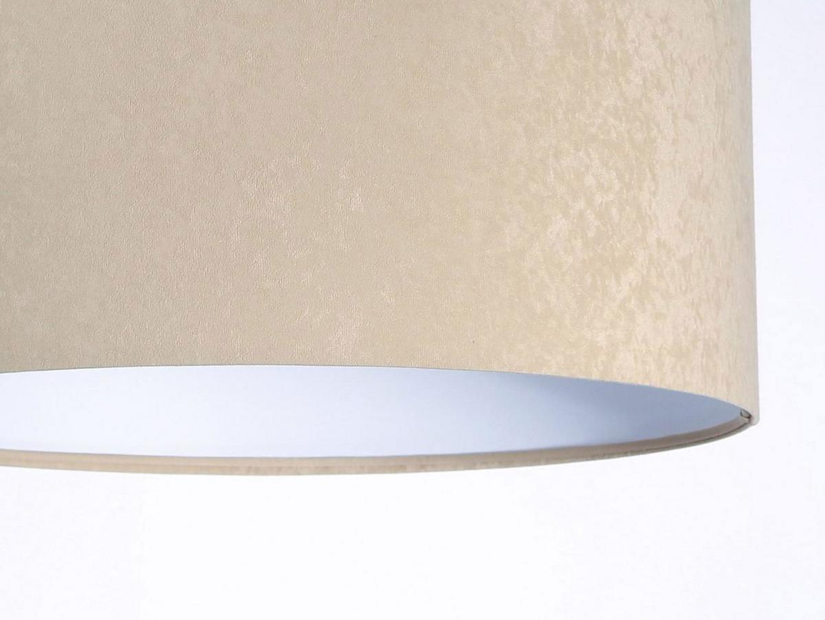 HÄNGELEUCHTE Weiß 50/25 cm - Beige/Weiß, Kunststoff (50/0.8/25cm) - ONZENO