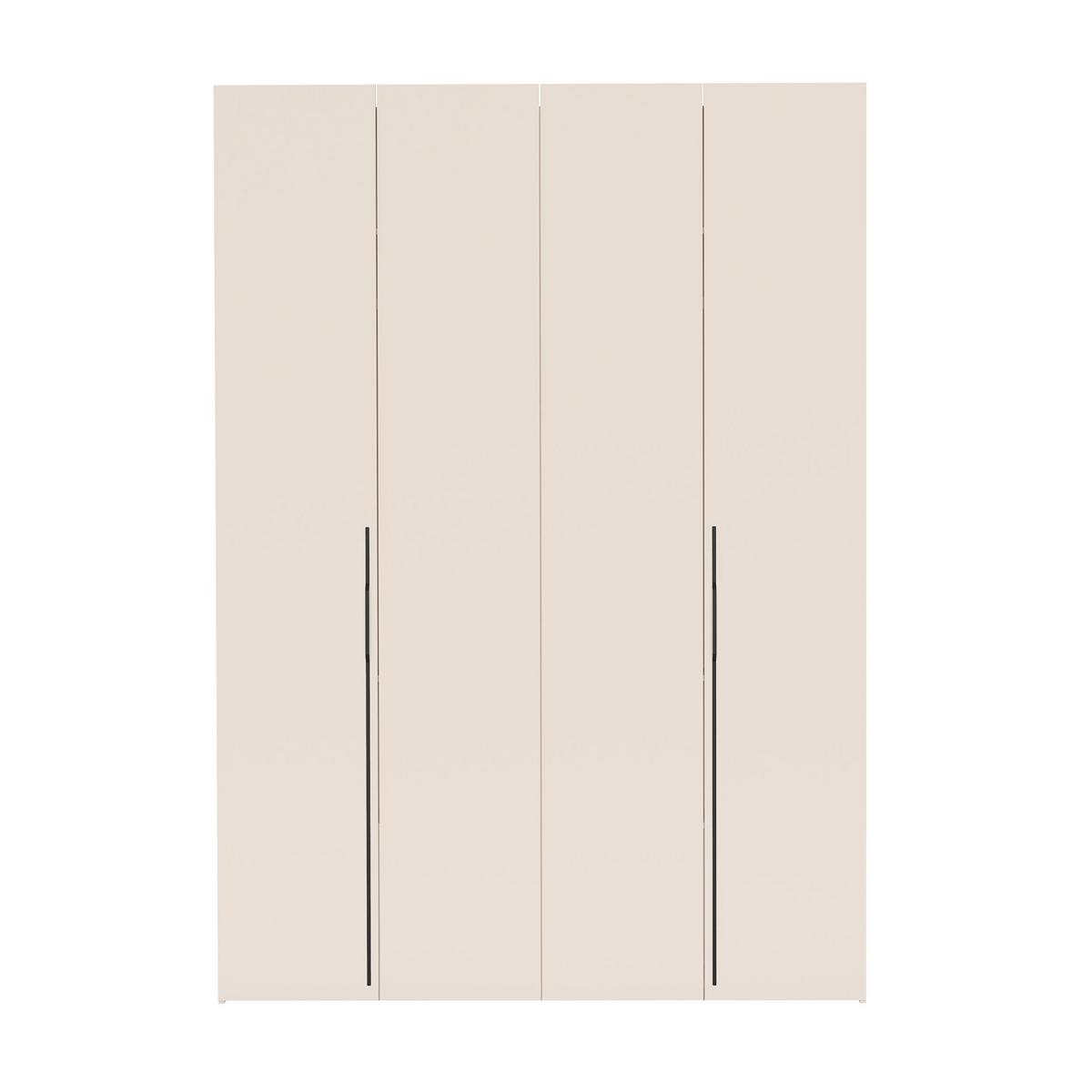 FALTTÜRENSCHRANK Omodeo 170 cm breit in Kaschmir – mit WingLine-Falttüren - Beige, Holzwerkstoff (170/240/58cm) - AX Living