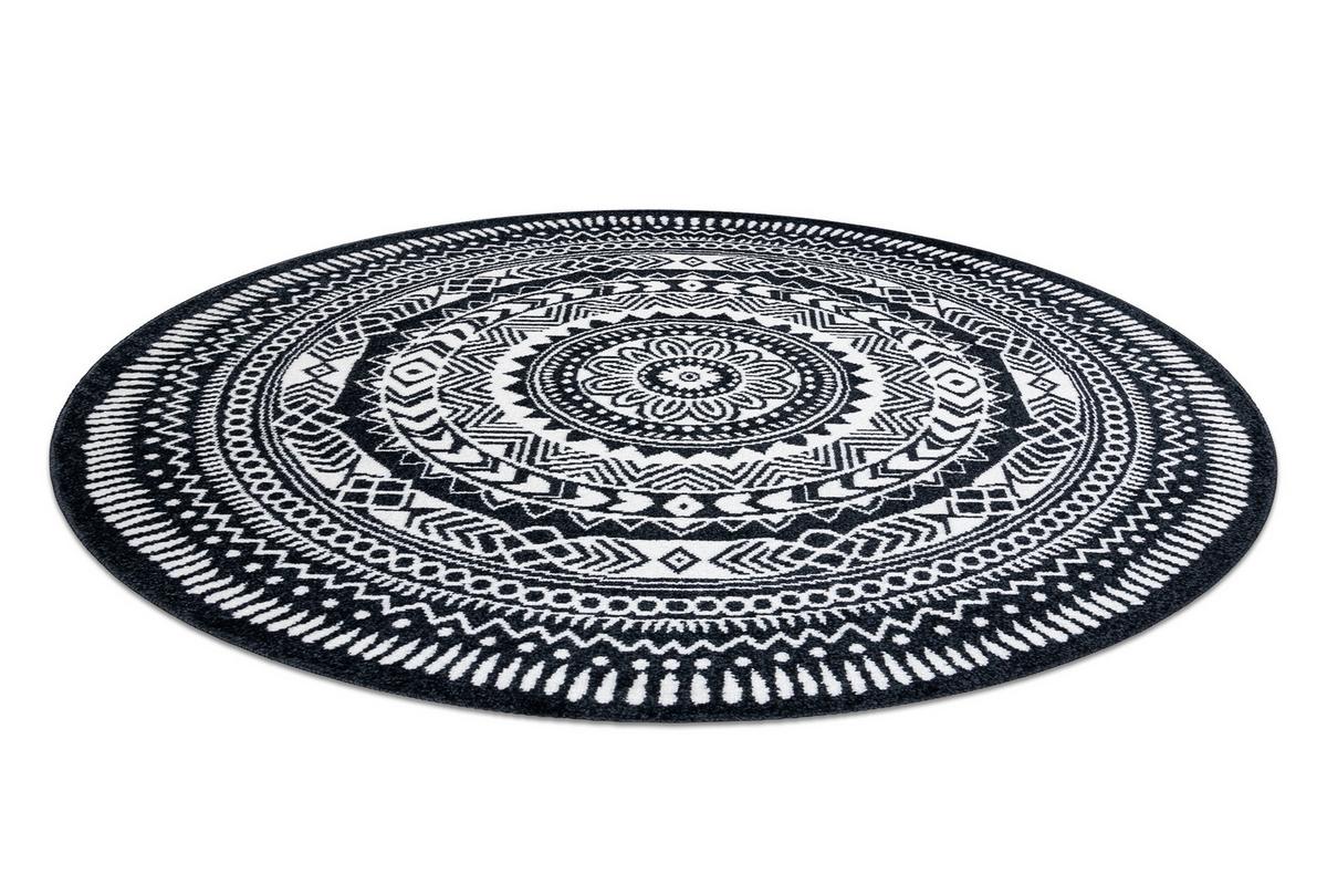 TEPPICH Fun 100 cm - Schwarz, Textil (100/100cm) - rugsX