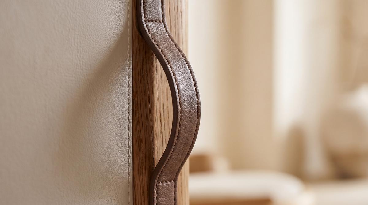 SIDEBOARD FLORIANA Weiß Eiche - Creme, Textil (180/200cm) - KAWOLA