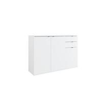 KOMMODE Weiß 120/82,5/35 - Weiß, Holzwerkstoff (120/83/35cm) - RAUMHIRSCH FURNITURE