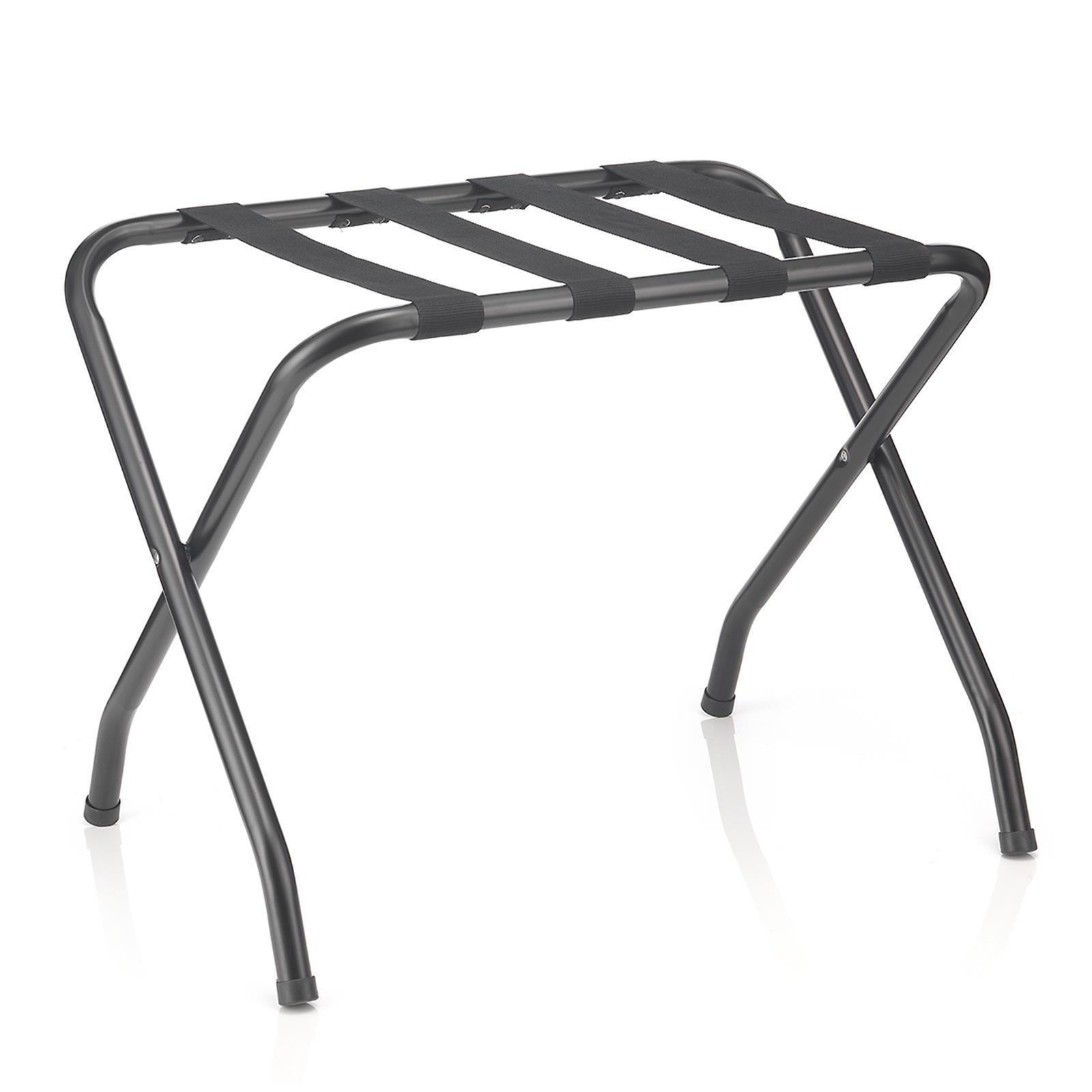KOFFERSTÄNDER LUGGAGE schwarz - Schwarz, Metall (67/54/40cm) - CARO-Möbel