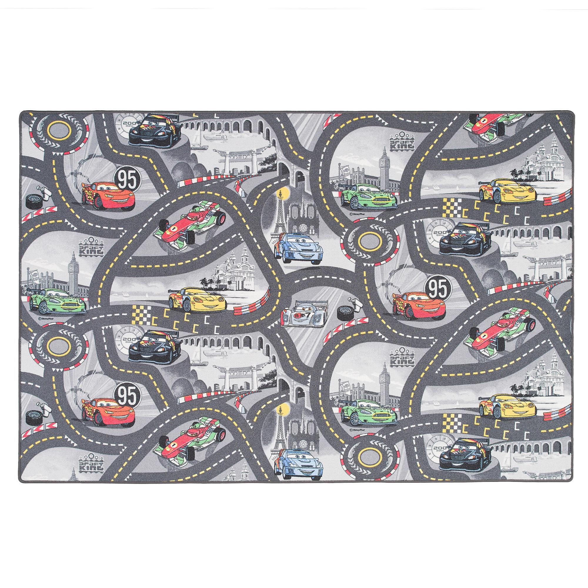 KINDER UND SPIELTEPPICH DISNEY CARS - Grau, Textil (160/200cm) - Snapstyle