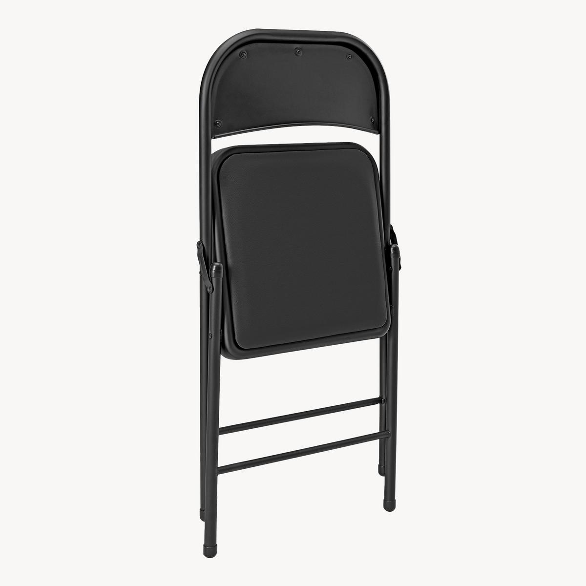 STUHL-SET 6 TLG. - Schwarz, Kunststoff/Metall (46/80/50cm) - pro.tec