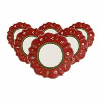 BROTTELLER Toy's Delight rot ø 17,9 cm 6er Set - Rot, Keramik (17.9cm) - Villeroy & Boch