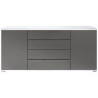 SIDEBOARD Faro Anthrazit matt - Dunkelgrau, Holzwerkstoff (166.5/75.5/35cm) - Vladon