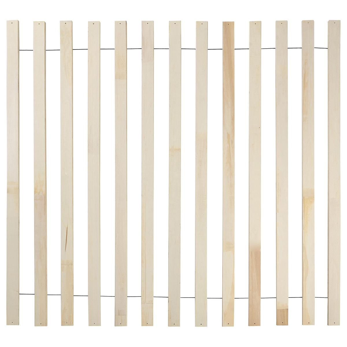 POLSTERBETT mit Lattenrost 160x200 cm Cremeweiß Valognes - Creme, Textil (160/200cm) - Beliani