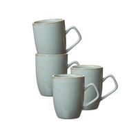 HENKELBECHER Casa Blau 380 ml 4er Set - Blau, Keramik (0.38L) - Ritzenhoff Breker