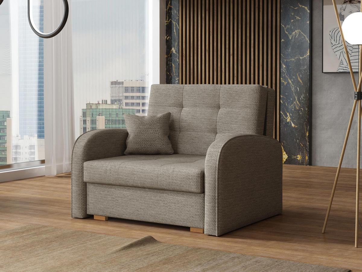 SCHLAFSOFA Viva Gold I - Naturfarben/Braun, Holz/Textil (103/85/98cm) - MIRJAN24