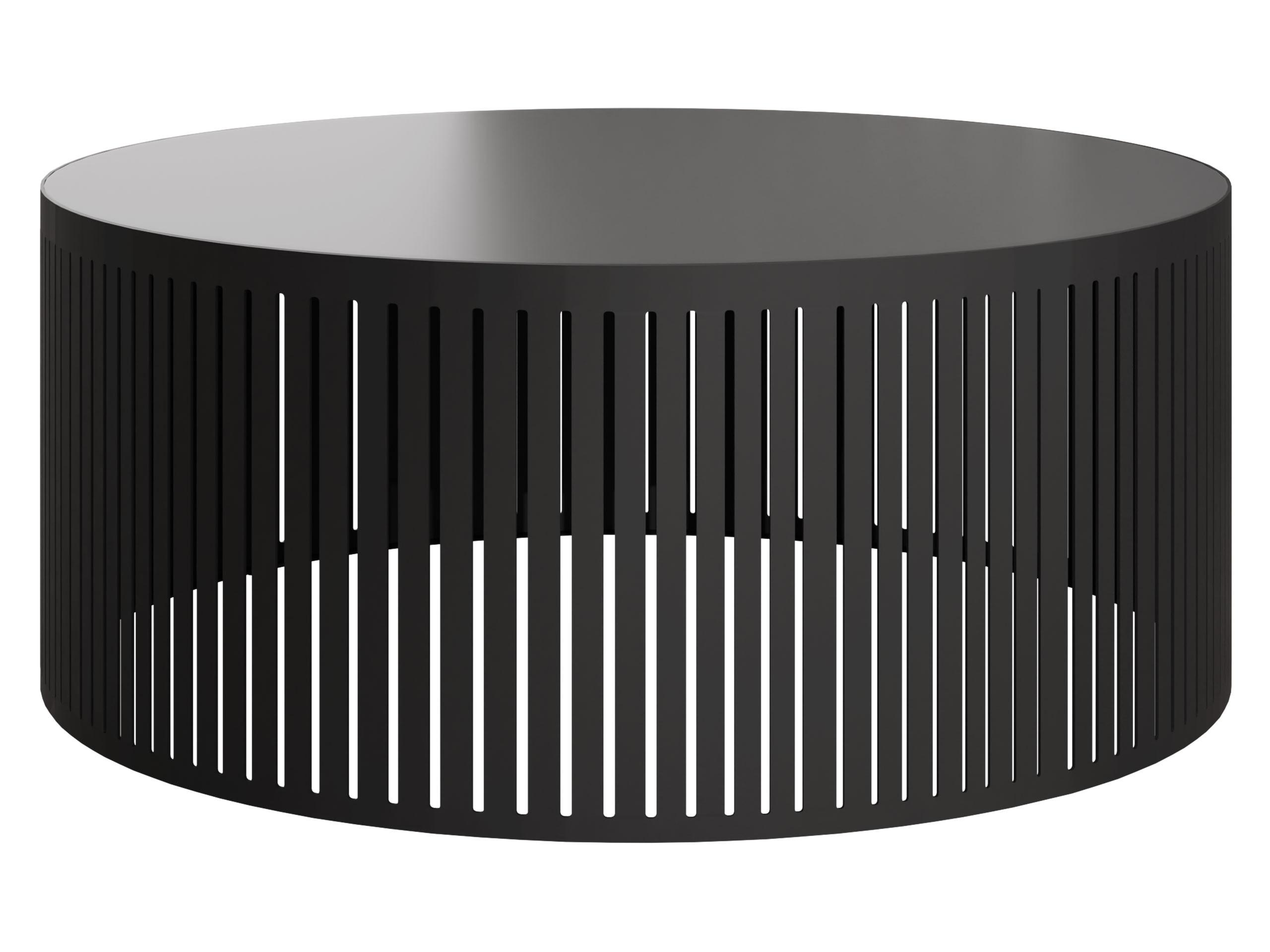 COUCHTISCH Velede Mini - Goldfarben/Schwarz, Holzwerkstoff/Metall (59/59/30cm) - MIRJAN24