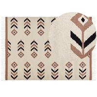 KELIM-TEPPICH Niavan 300/200 cm - Beige, Textil (200/300cm) - Beliani