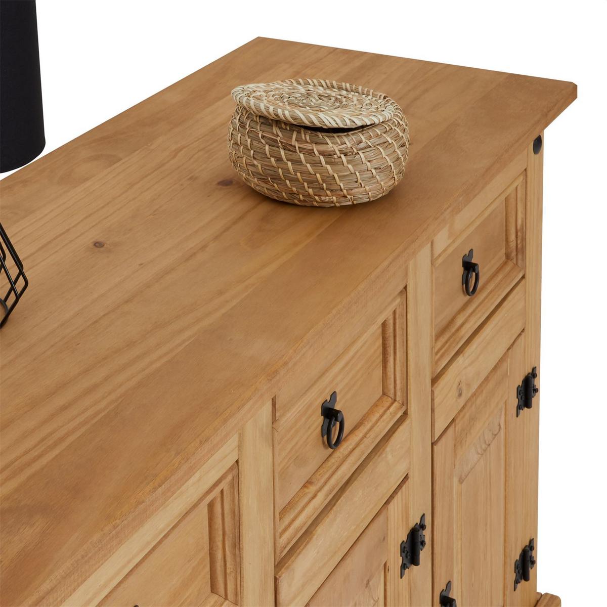 SIDEBOARD SALSA natur - Naturfarben, Holz (132/84/44cm) - CARO-Möbel