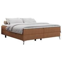 BOXBETT LESS 200/200 Orange Struktur - H3 - Orange, Holz/Textil (200/200cm) - MKS