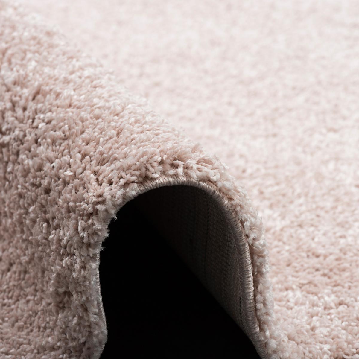 HOCHFLOR LANGFLOR TEPPICH ALOHA RUND - Rosa, Textil (150/150cm) - Pergamon