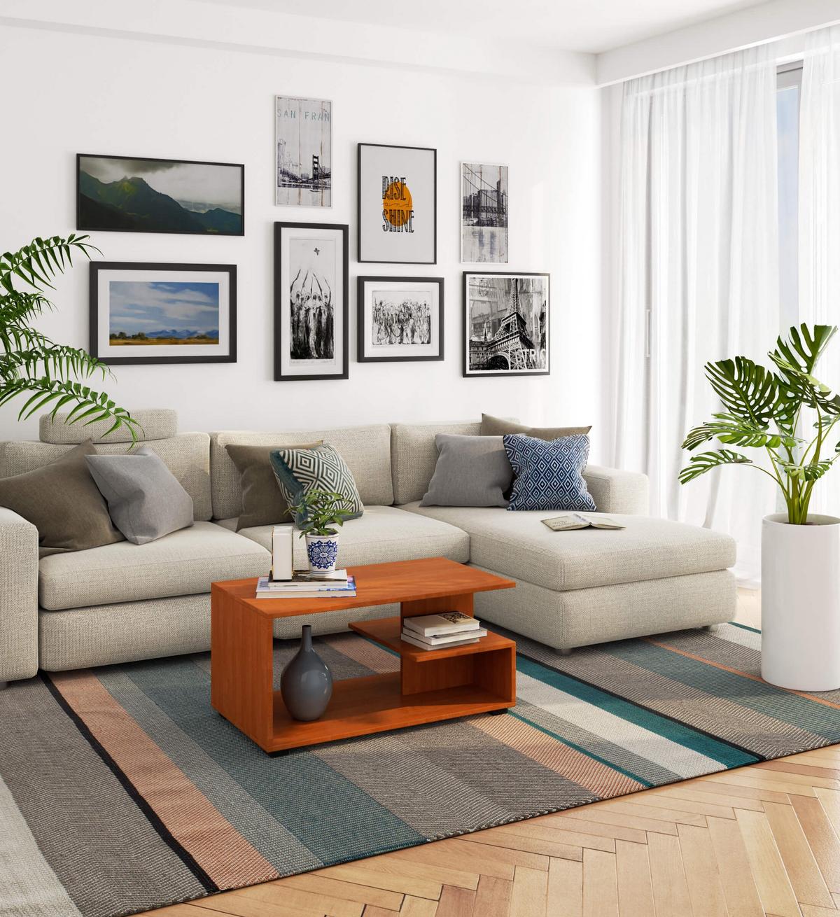 COUCHTISCH Erlefarben 45/90/51 - Erlefarben, Textil (51/90/45cm) - RAUMHIRSCH FURNITURE