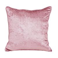 KISSENHÜLLE Pannesamt rosa 60/60 cm - Rosa, Textil (60/60cm) - Homescapes