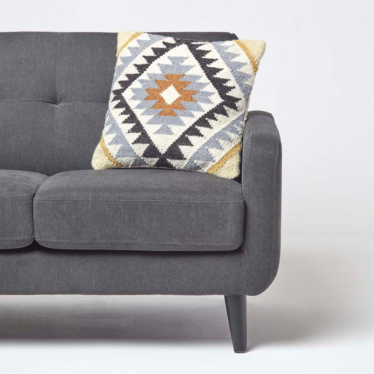 KELIM-KISSEN Agra 45/45 cm - Multicolor, Textil (45/45cm) - Homescapes