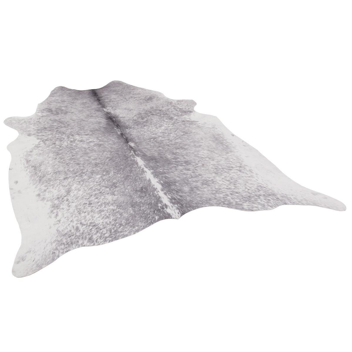 TEPPICH KUNSTFASER TIERFELL OPTIK - Grau, Textil (77/100cm) - Pergamon