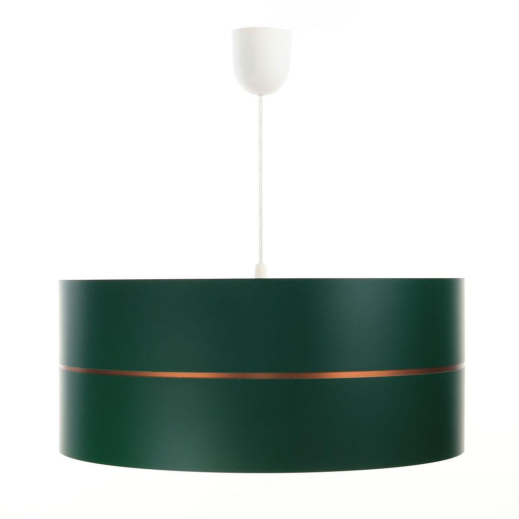 HÄNGELEUCHTE Grün 30/21 cm - Beige/Grün, Kunststoff (30/0.45/21cm) - ONZENO