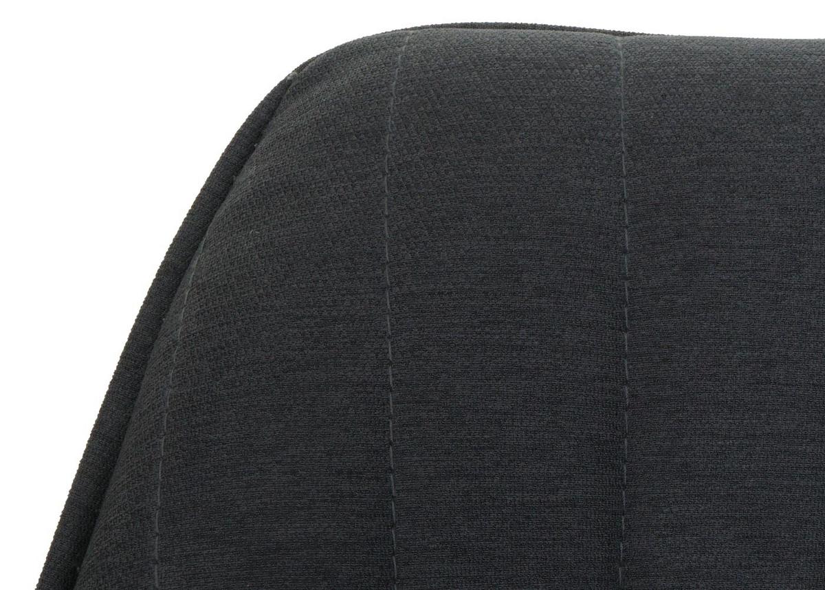 ESSZIMMERSTUHL Anthrazit - Dunkelgrau/Anthrazit, Textil (55/84/60cm) - MCW