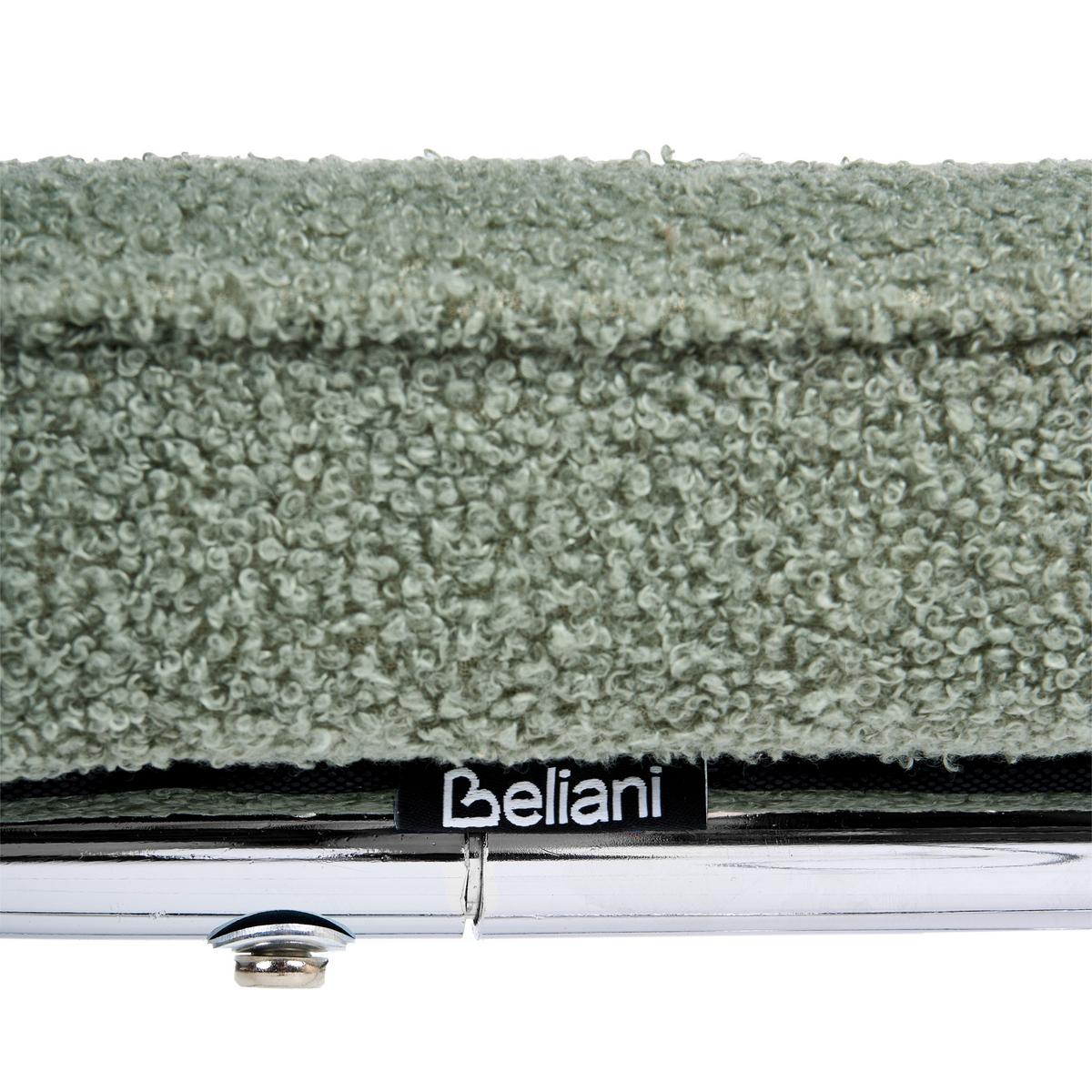 ESSZIMMERSTUHL 2er-Set Bouclé Hellgrün Irwin - Hellgrün, Textil (50/85/53cm) - Beliani