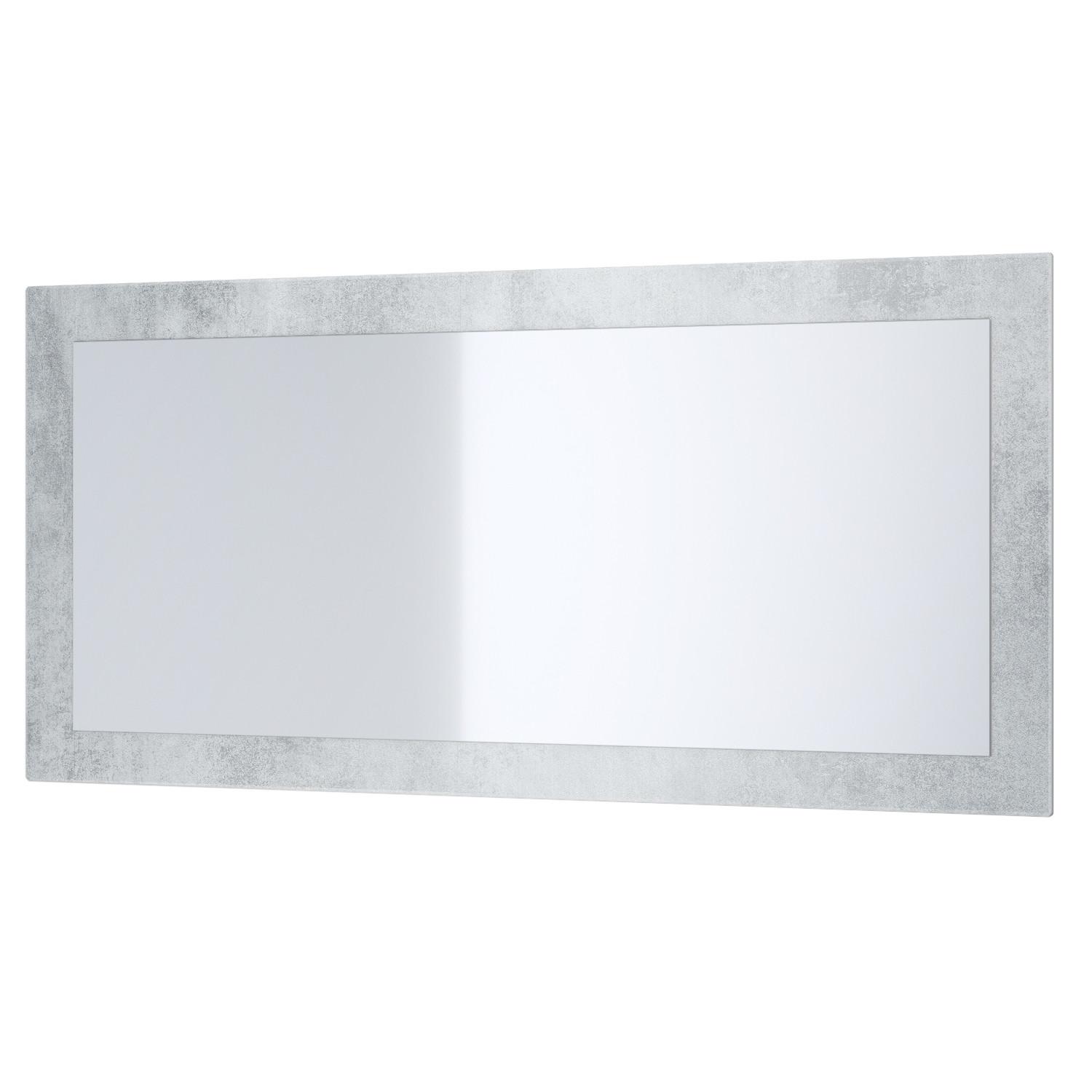 SPIEGEL Lima Beton Oxid Optik - Hellgrau, Holzwerkstoff (89/45/2cm) - Vladon