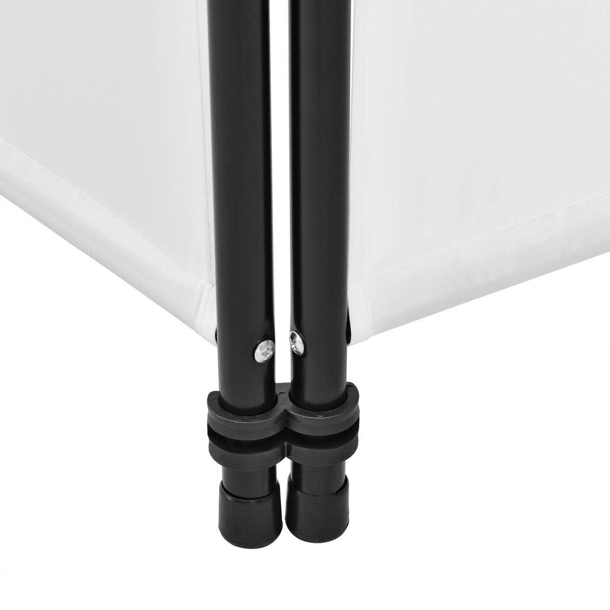 SICHTSCHUTZ Huesca - Weiß, Textil/Metall (250/2cm) - [en.casa]