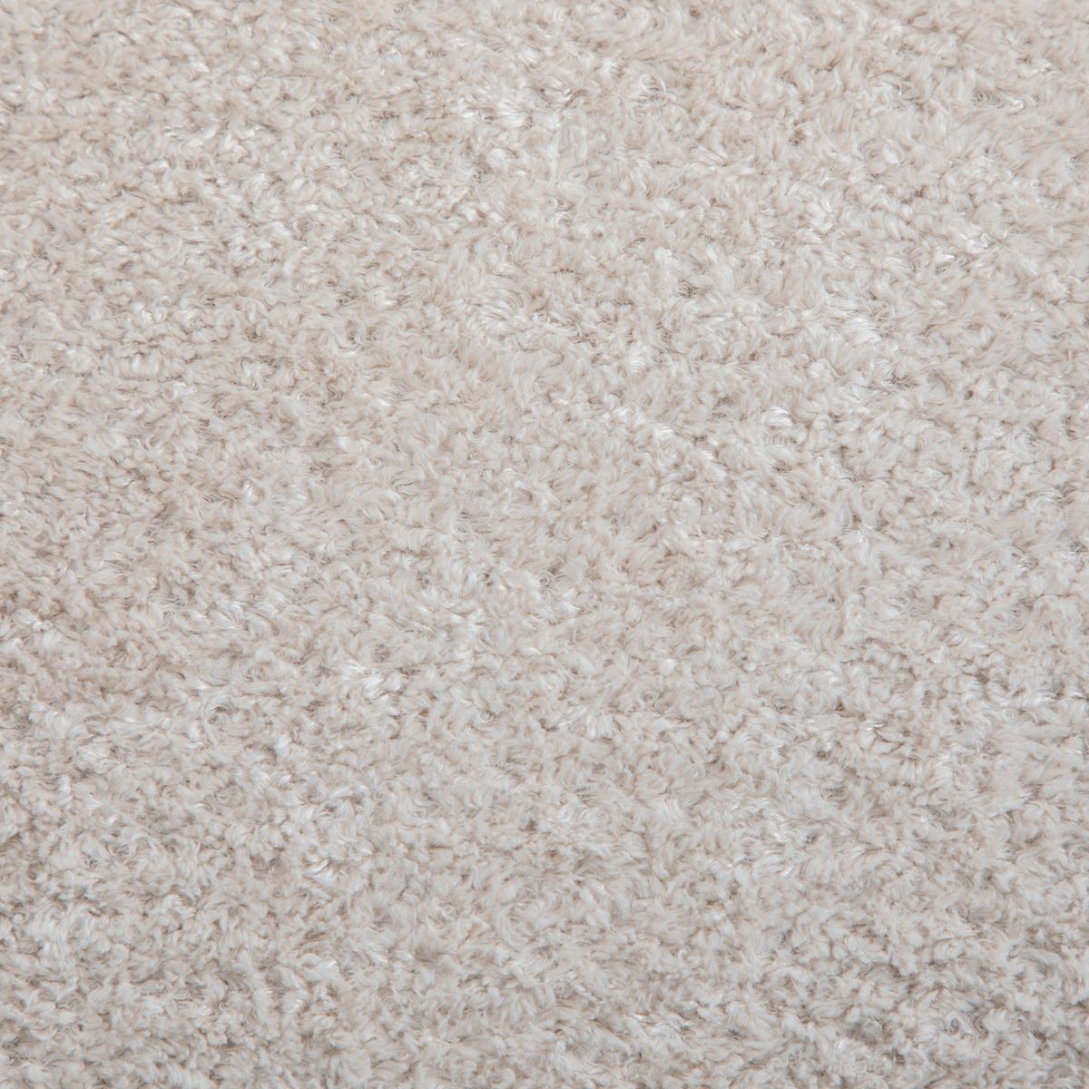 DREHSESSEL Beige Chenille Kürbis-Design 360° mit Metallfuß - Beige, Textil (81/75.5/73cm) - Urban Meuble