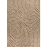 TEPPICHLÄUFER Geometrisch TOCE Polypropylen Natur 80 x 150 cm - Beige, Textil (80/150cm) - KADIMA DESIGN