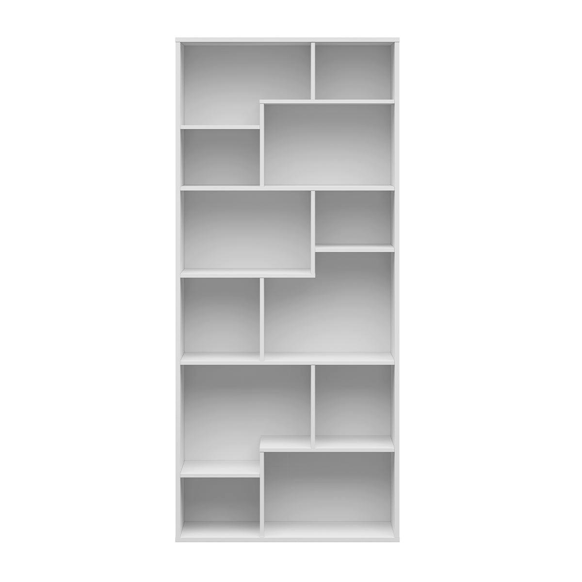 BÜCHERREGAL Edwin Weiß - Weiß, Holzwerkstoff (87.5/197/33.5cm) - Petits-meubles