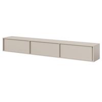 LOWBOARD Vero mit 3 Türen, hängend oder stehend, 230 cm, Kaschmir - Kaschmir, Holzwerkstoff (230/40/35cm) - Beautysofa