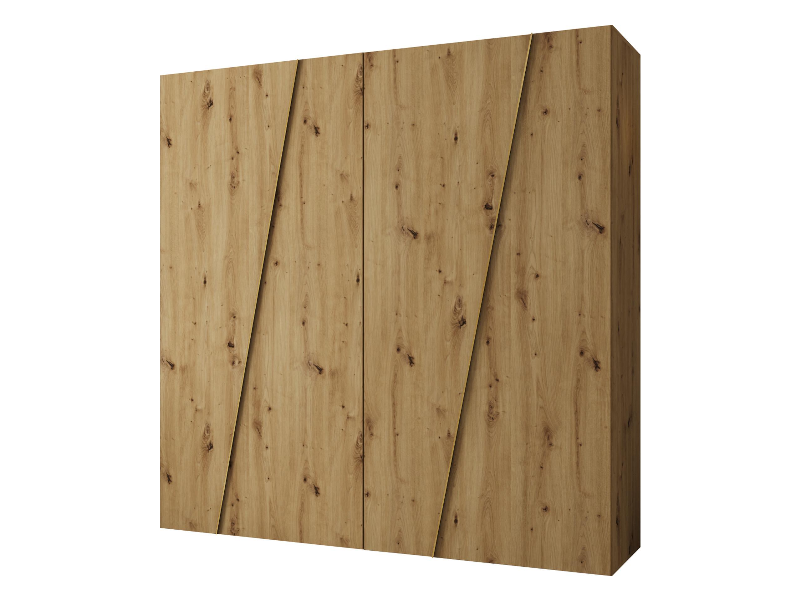 DREHTÜRENSCHRANK Zen 200 cm - Goldfarben/Schwarz, Holzwerkstoff/Kunststoff (200/202/50cm) - MIRJAN24