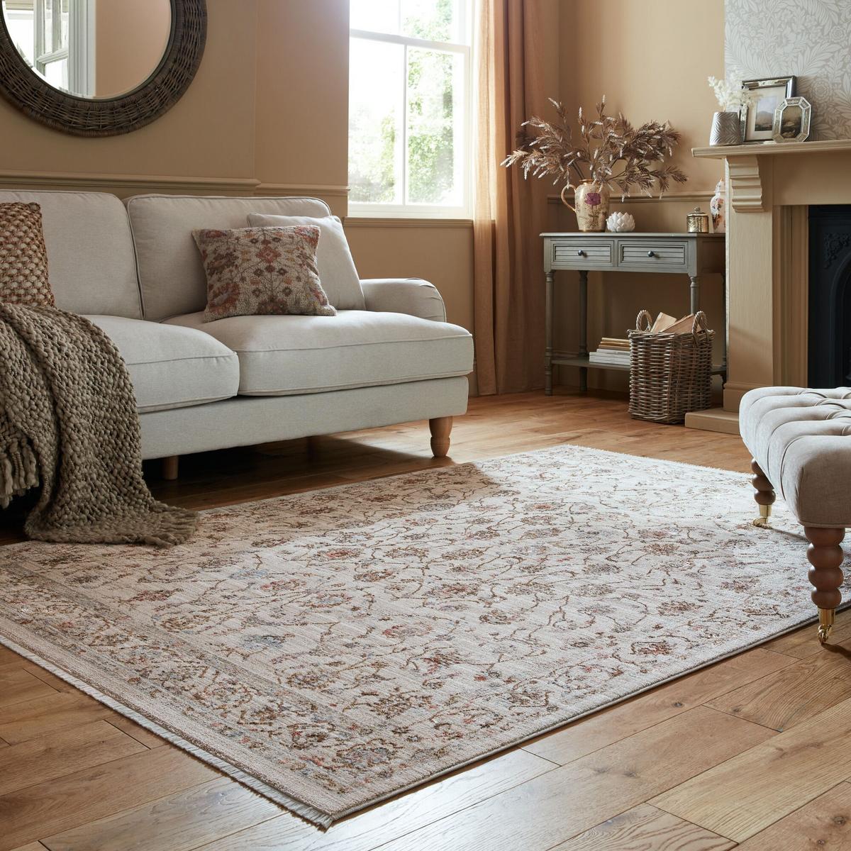 TEPPICH DALE, orientalisch, Beige, 120 x 170 cm - Beige, Textil (120/170cm) - KADIMA DESIGN