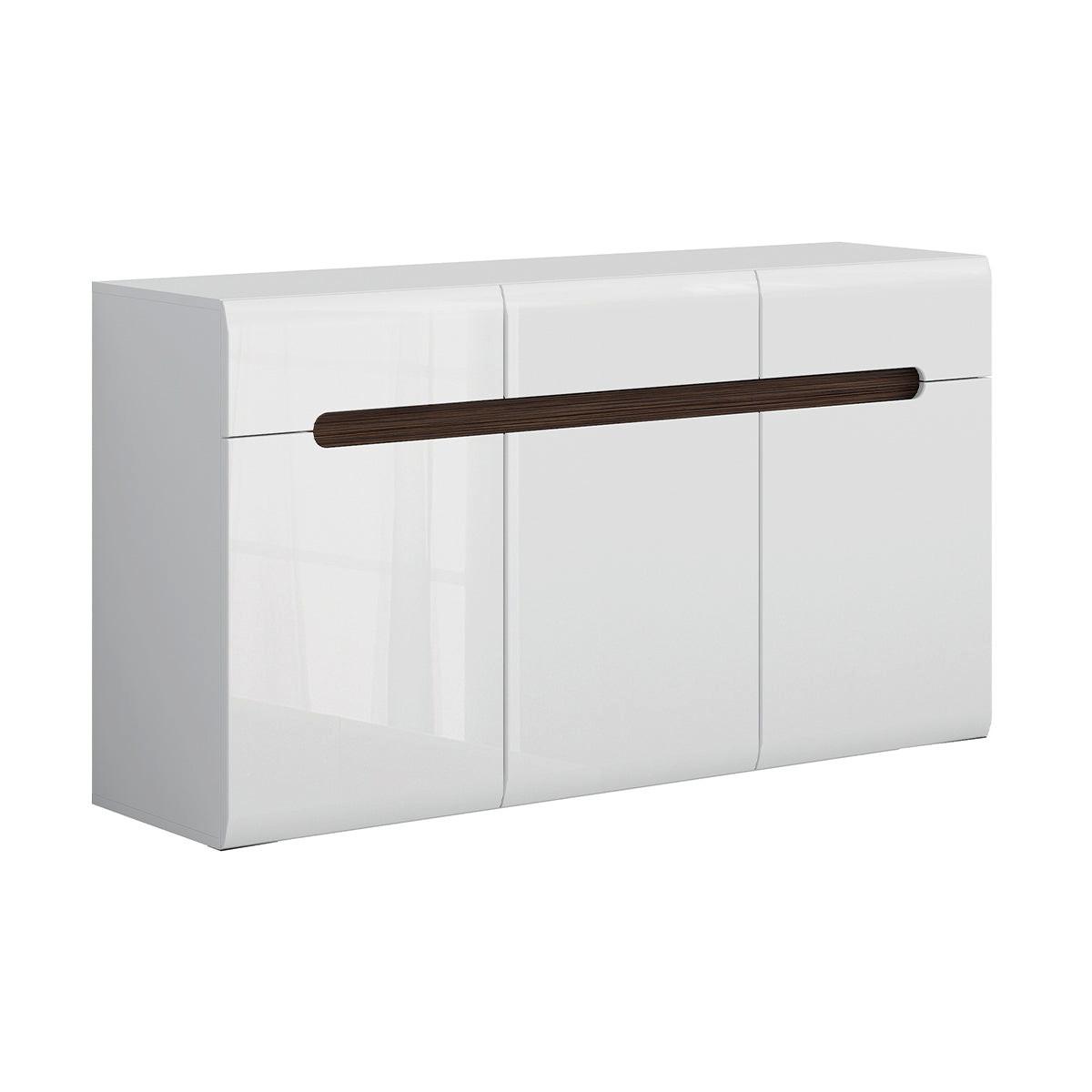 SIDEBOARD Darrel Weiß - Weiß, Holzwerkstoff (150/84/41cm) - Petits-meubles