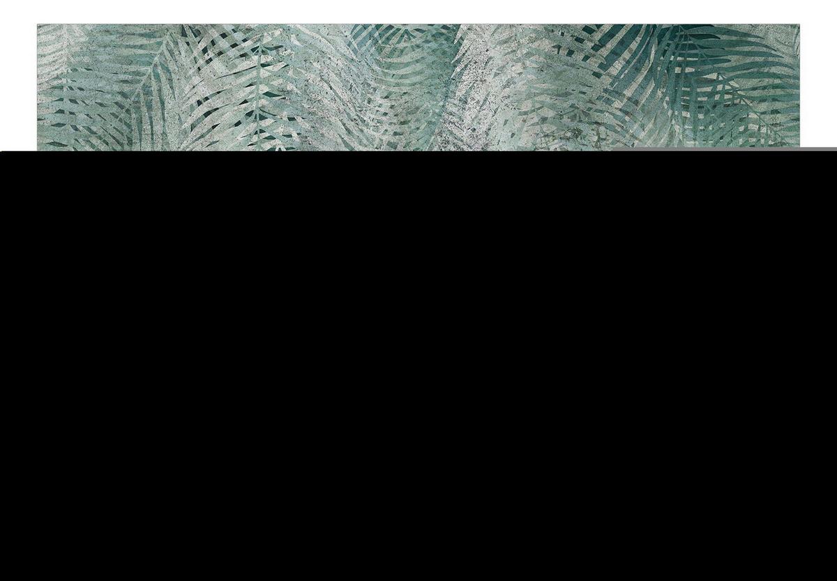 SELBSTKLEBENDE FOTOTAPETE 147/105 cm - Grau/Grün, Kunststoff/Textil (147/1cm) - KUNSTLOFT