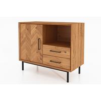 KOMMODE LEON Wildeiche - Wildeiche, Holz (97/80/45cm) - byoak