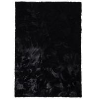 FELLTEPPICH LUXUS SUPER SOFT PLUSH - Schwarz, Textil (90/160cm) - Pergamon