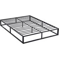 LATTENROST cadre de lit en métal 160 x 200 cm - noir Schwarz - Schwarz, Metall (160/200cm) - Habitat Garten